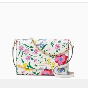 Kate spade Carson garden bouquet crossbody convertible floral bag 💐 like new